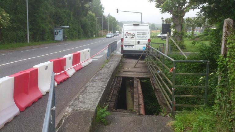 Remplacement de lames sur un pont